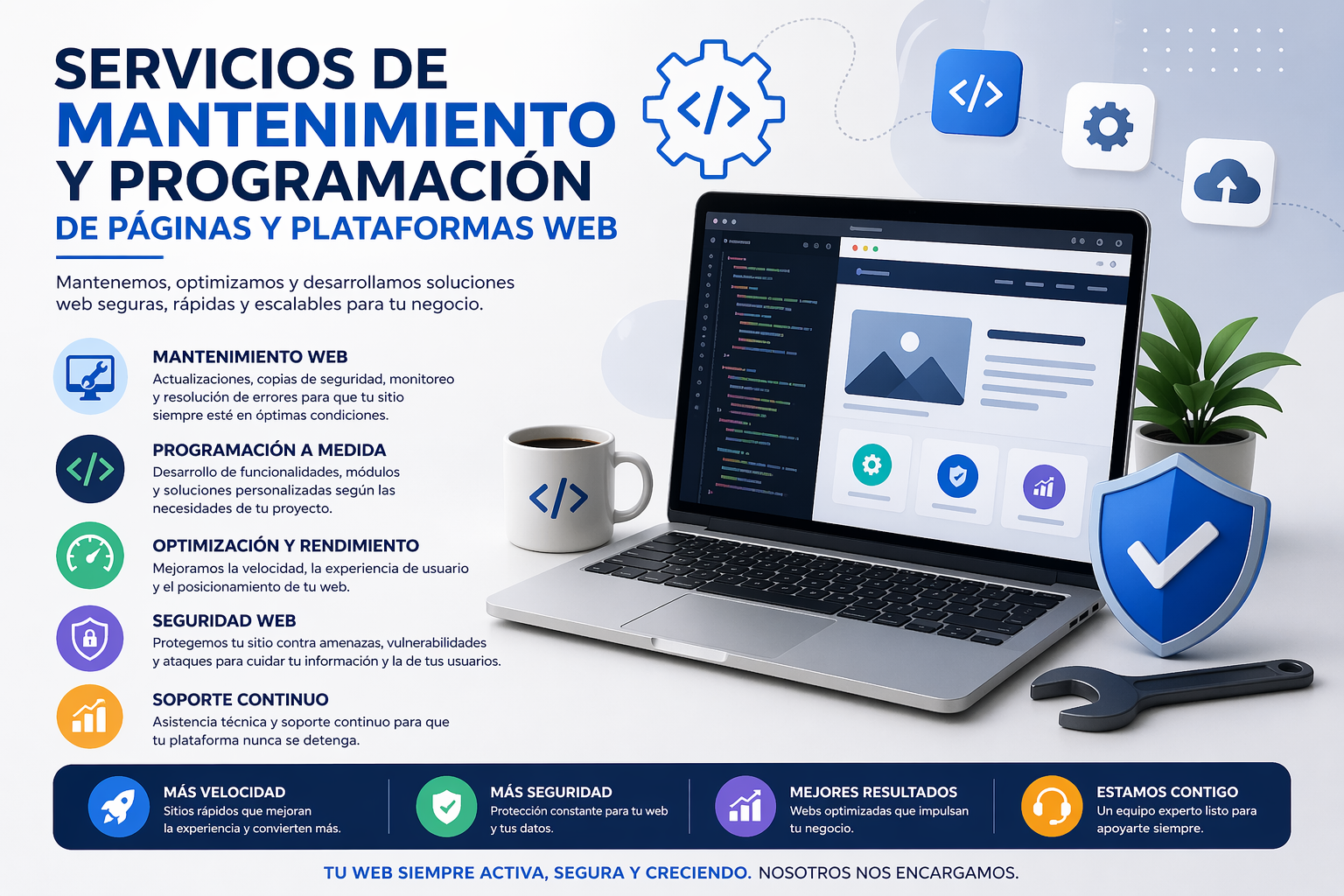 PLATAFORMAS Y PÁGINAS WEB A SU MEDIDA